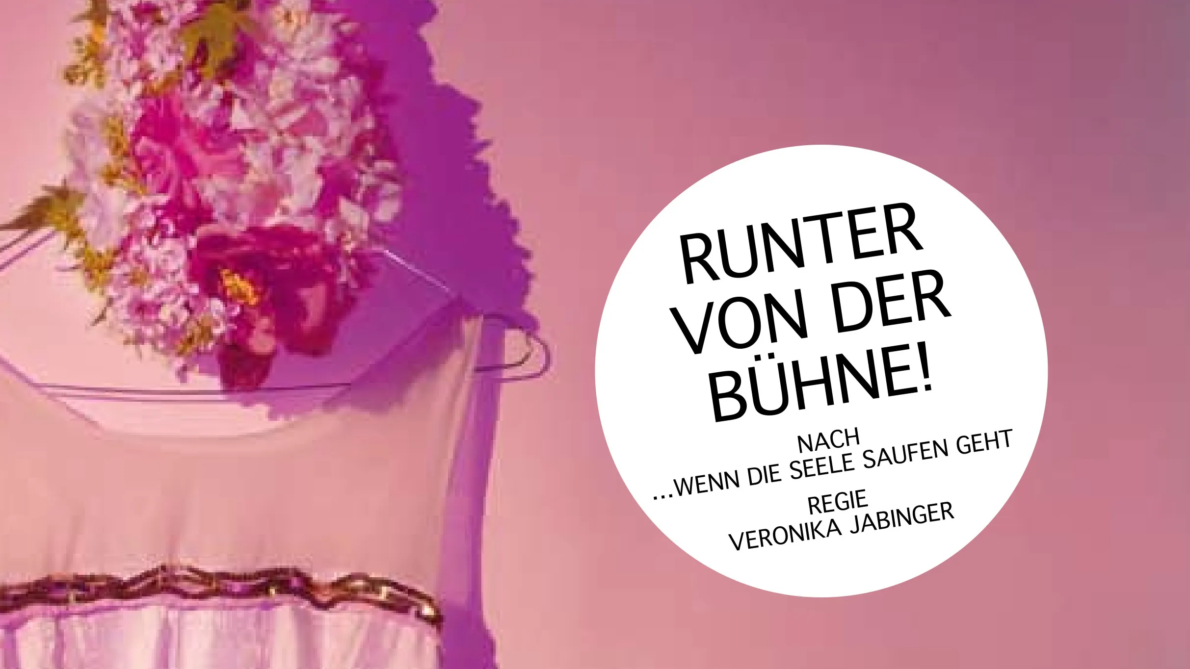 Symbolbild der Aufführung: Runter von der Bühne