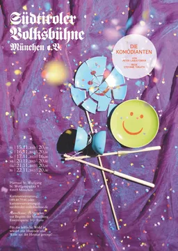 Plakat der Aufführung: Die Komödianten