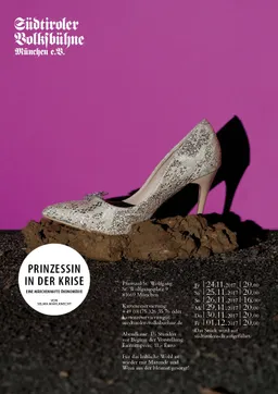 Plakat der Aufführung: Prinzessin in der Krise