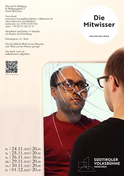 Plakat der Aufführung: Die Mitwisser